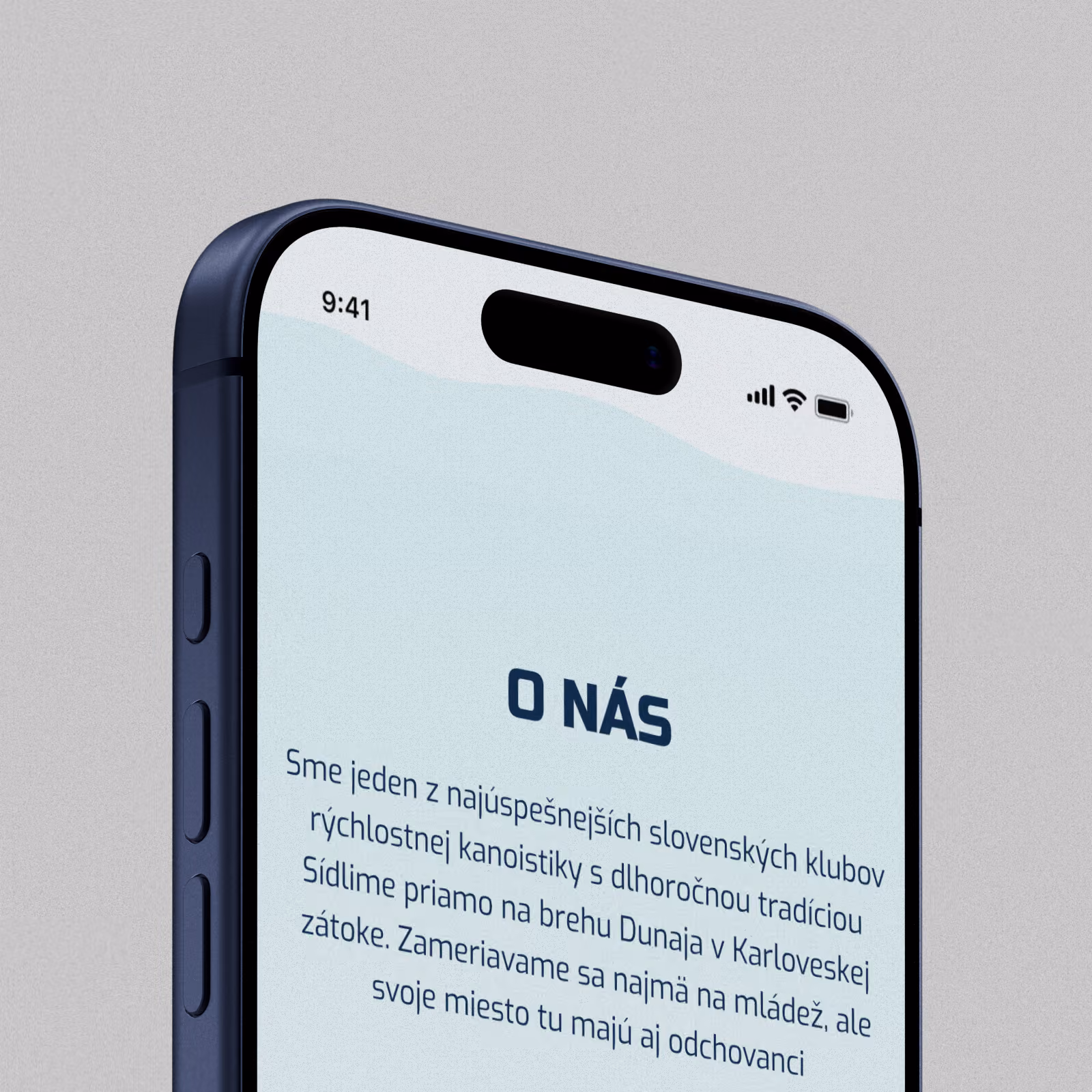 Slavia uk website mockup on phone
