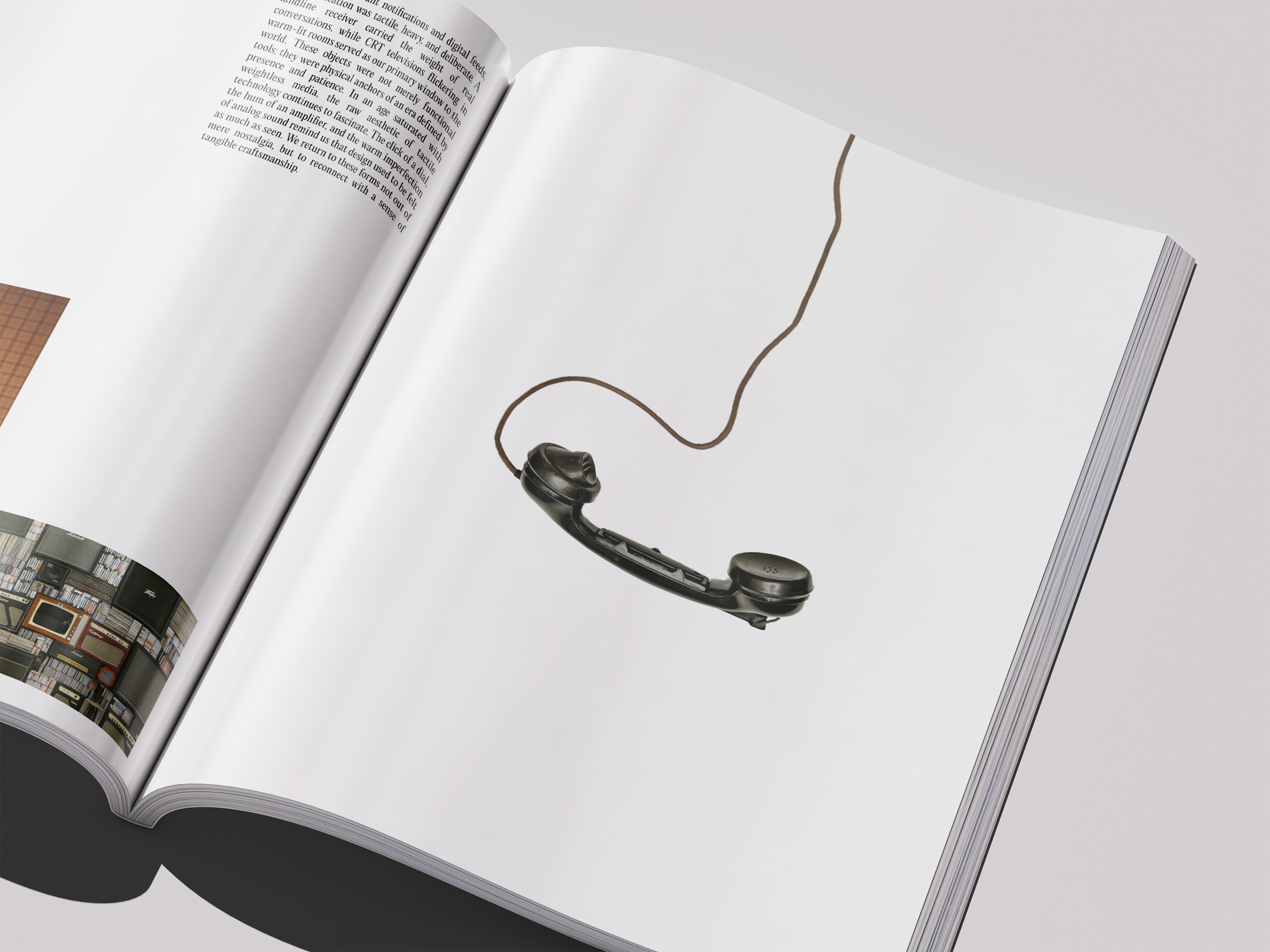 Retro magazine mockup