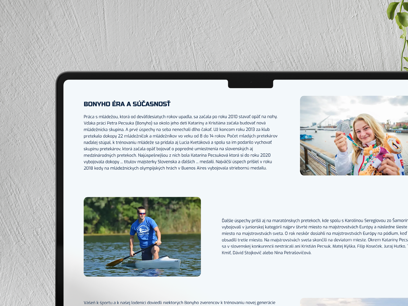 Slavia uk website mockup on pc