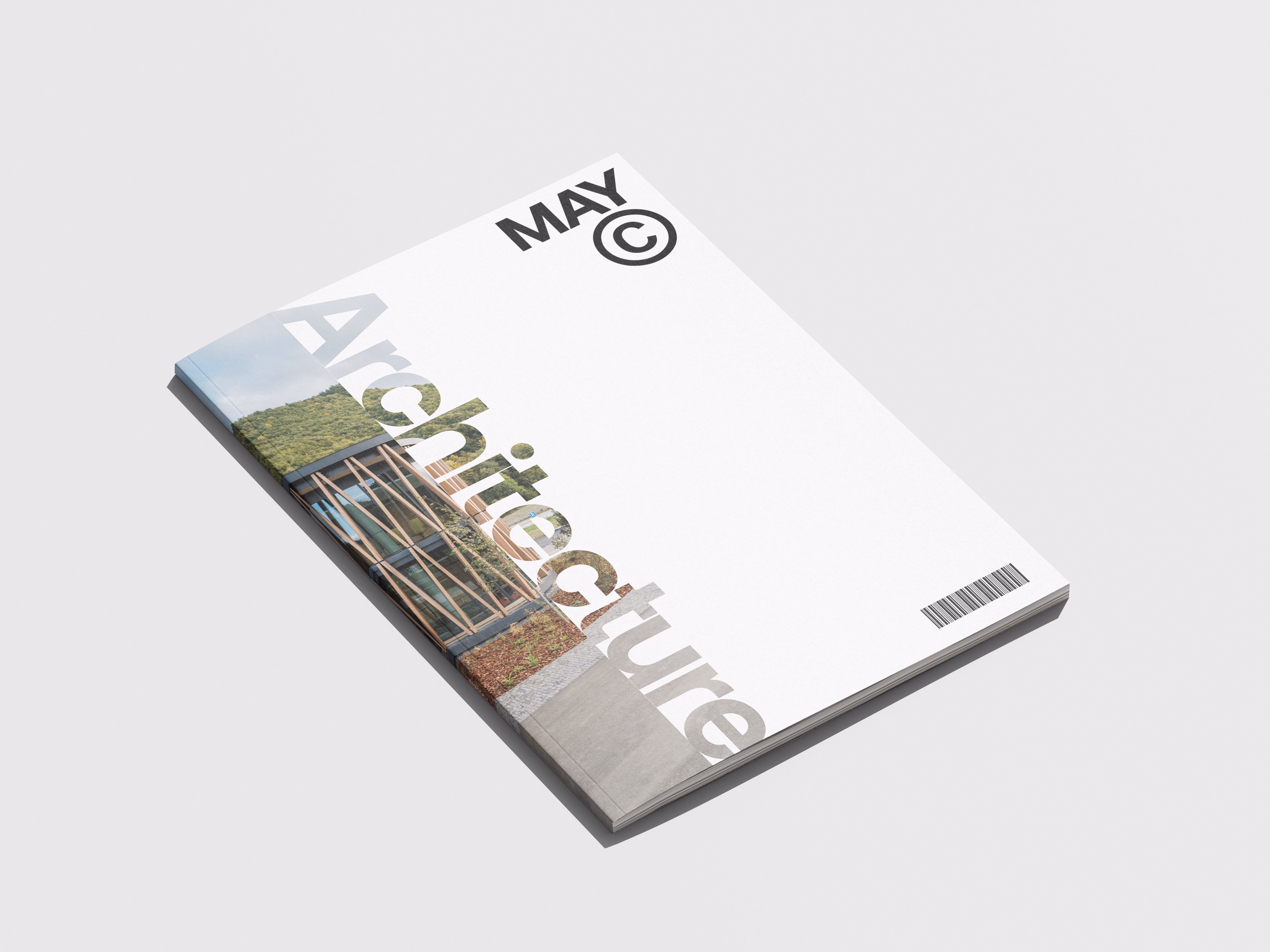 Architecture magazine mockup