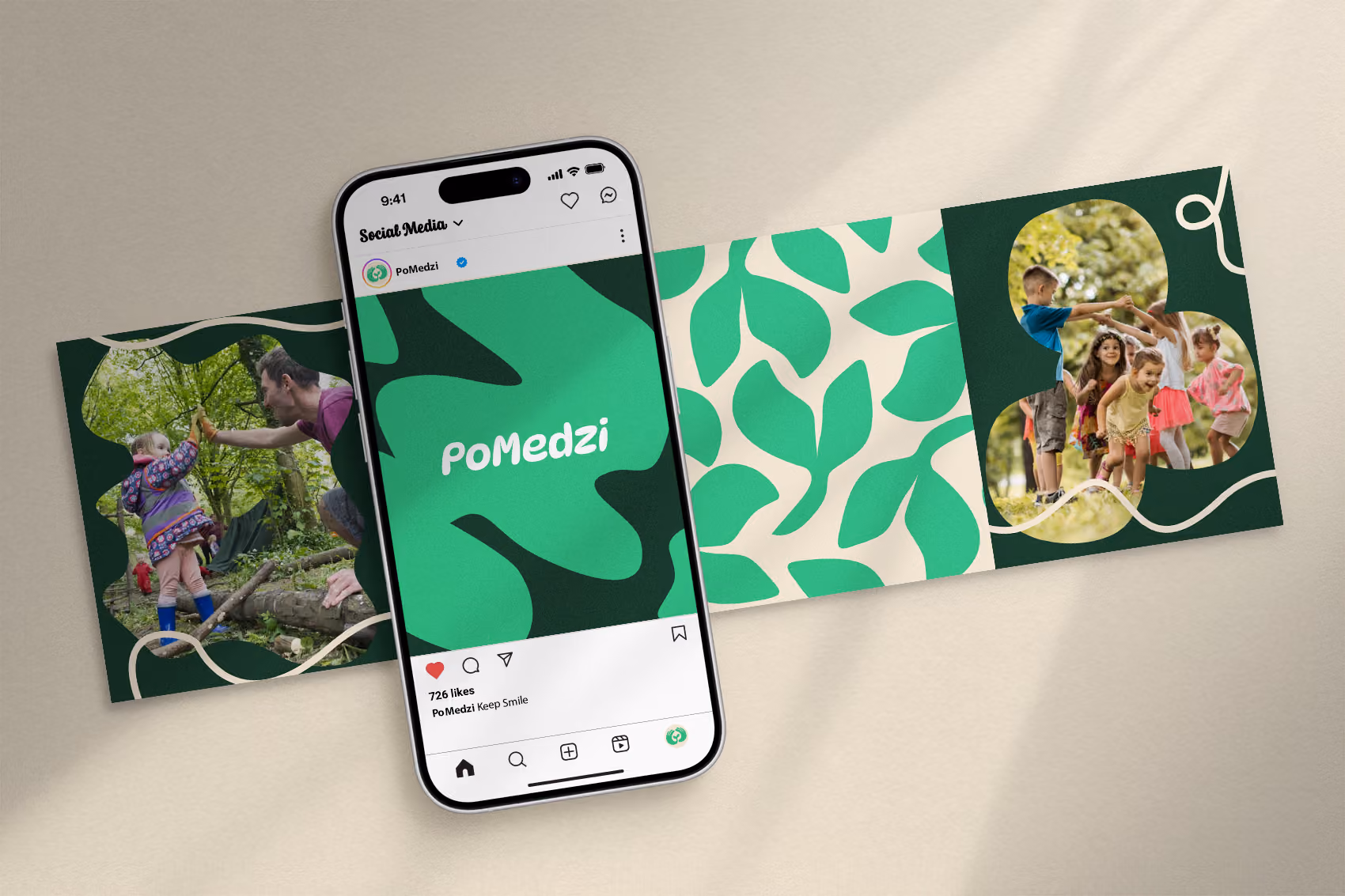 PoMedzi Instagram posts mockup